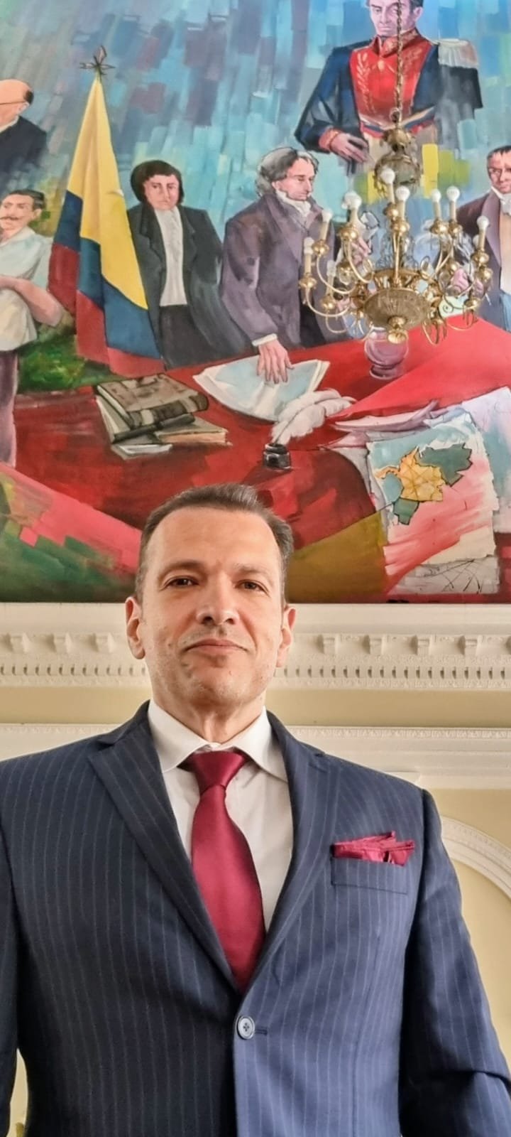 Mural del Congreso — próceres de la Independencia